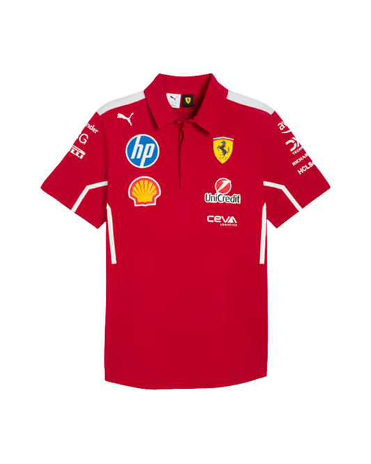 Scuderia Ferrari HP 2025 Team polo shirt